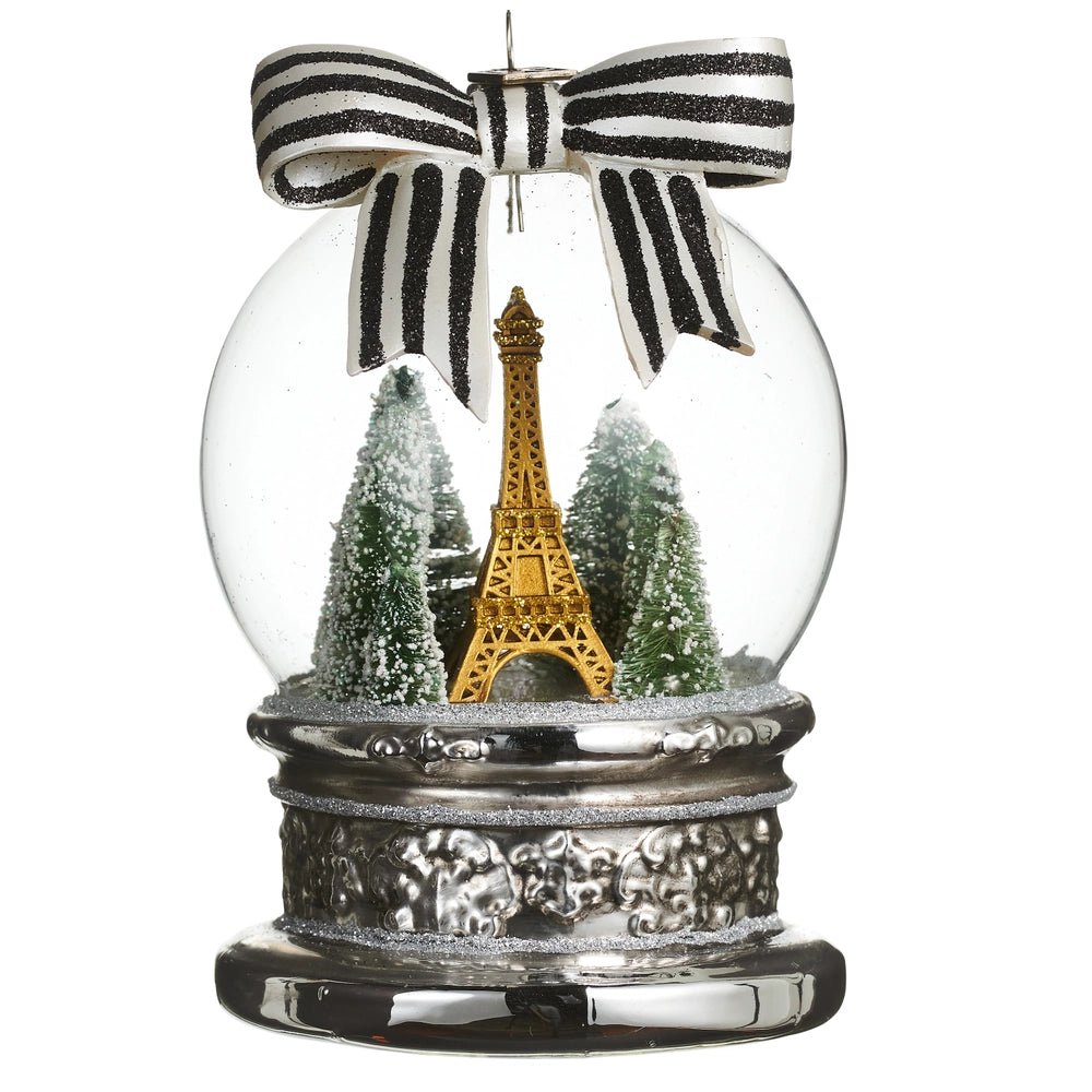 Midnight in Paris Globe Ornament by Raz Imports - Nifty Decor & More