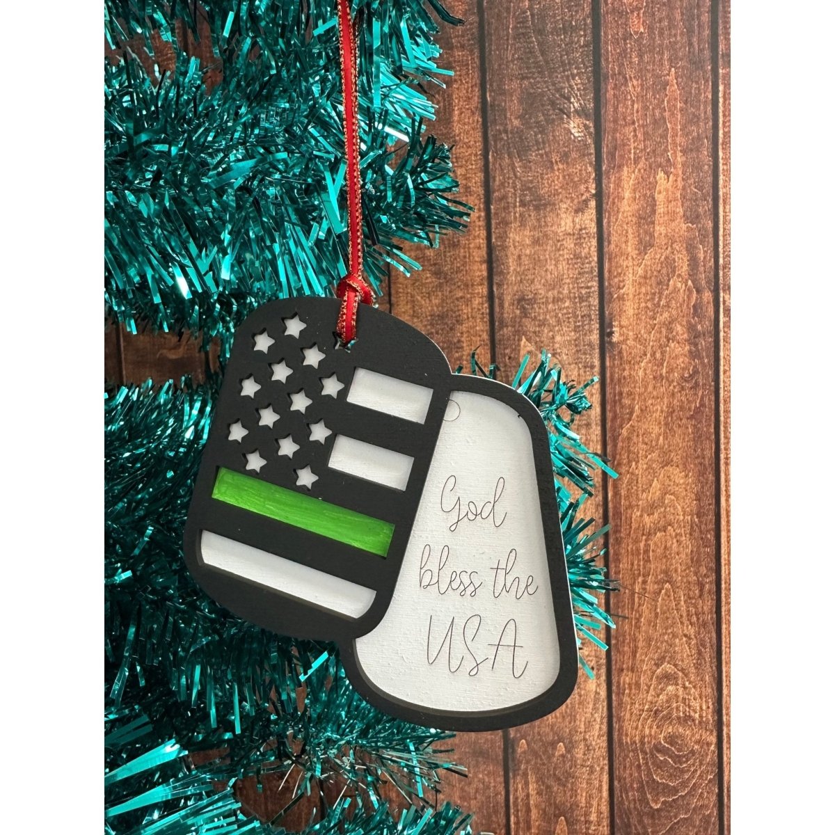 Military Dog Tag Ornaments - Nifty Decor & More