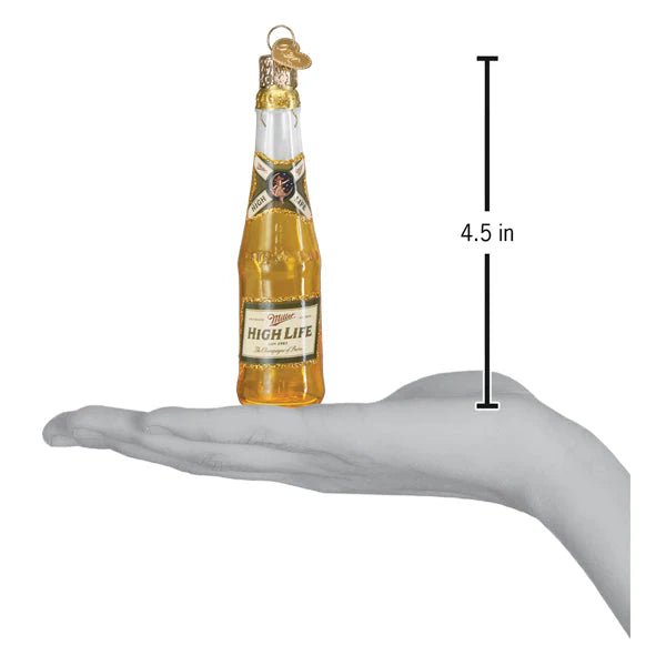 Miller High Life Bottle Ornament - Nifty Decor & More