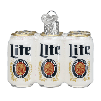 Miller Lite Six Pack Ornament - Nifty Decor & More