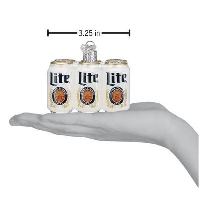 Miller Lite Six Pack Ornament - Nifty Decor & More