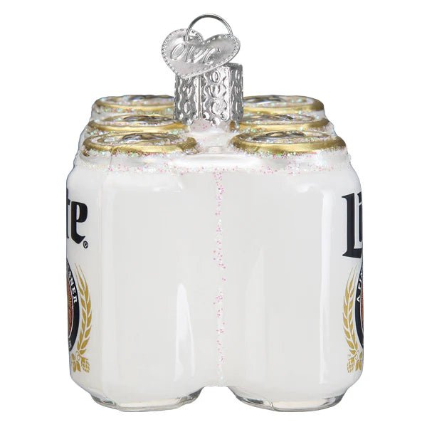 Miller Lite Six Pack Ornament - Nifty Decor & More