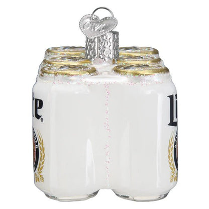 Miller Lite Six Pack Ornament - Nifty Decor & More