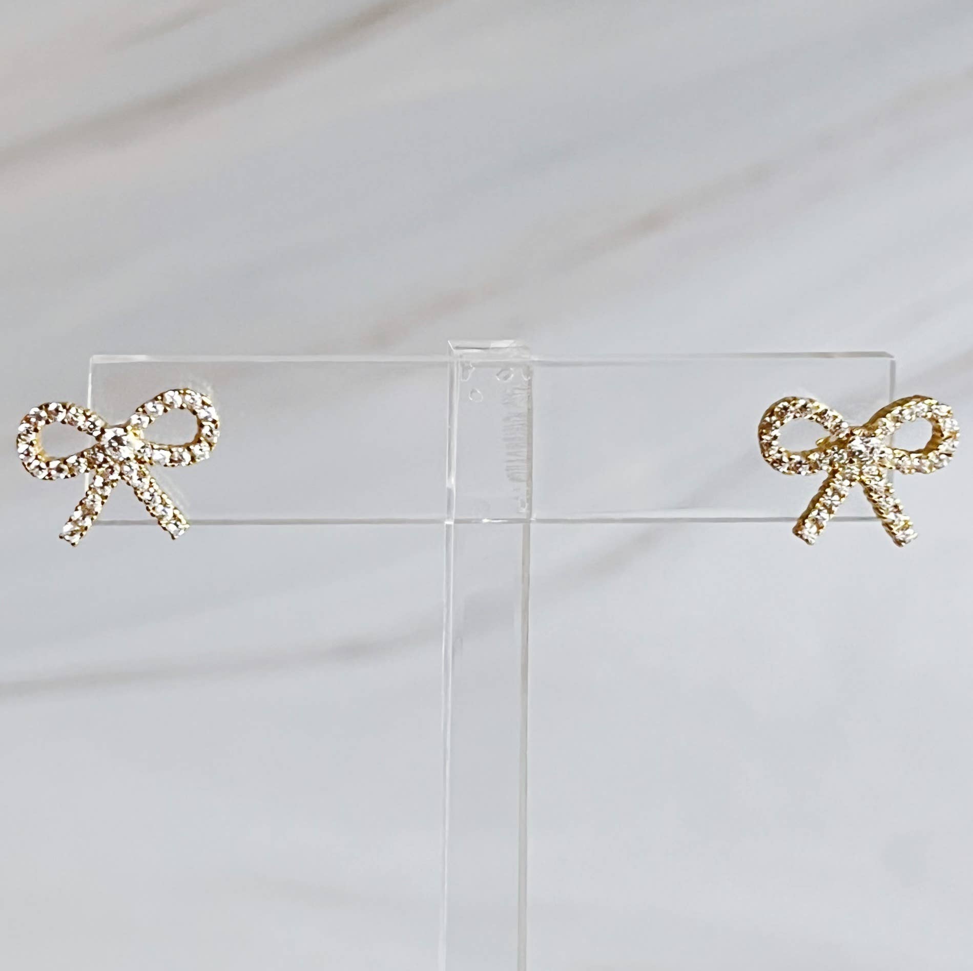 Mini Bow Sterling Silver Earrings, Chic Preppy Style, Everyday Wear, Perfect Gift for Her - Nifty Decor & More