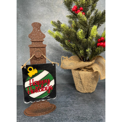 Mini Christmas Hanger Signs Interchangeable Hanger Happy Holidays