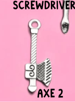 Mini Tool Pendant Charms, Ideal Crafting Jewelry for Tool Lovers Gift - Nifty Decor & More