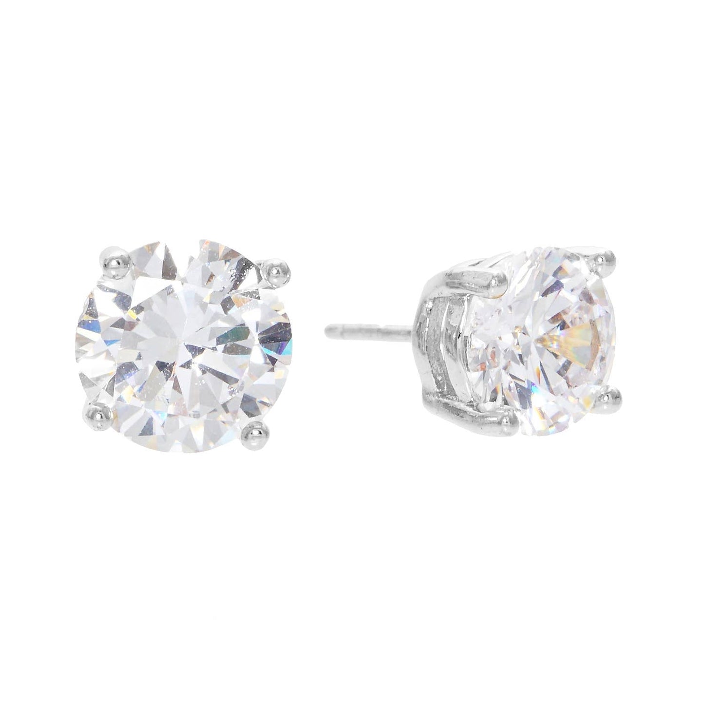 ML CZ Gold Dipped Daily Post Earrings ONE SIZE RDR