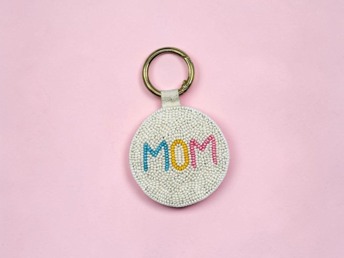 MOM Beaded Keychain - Nifty Decor & More