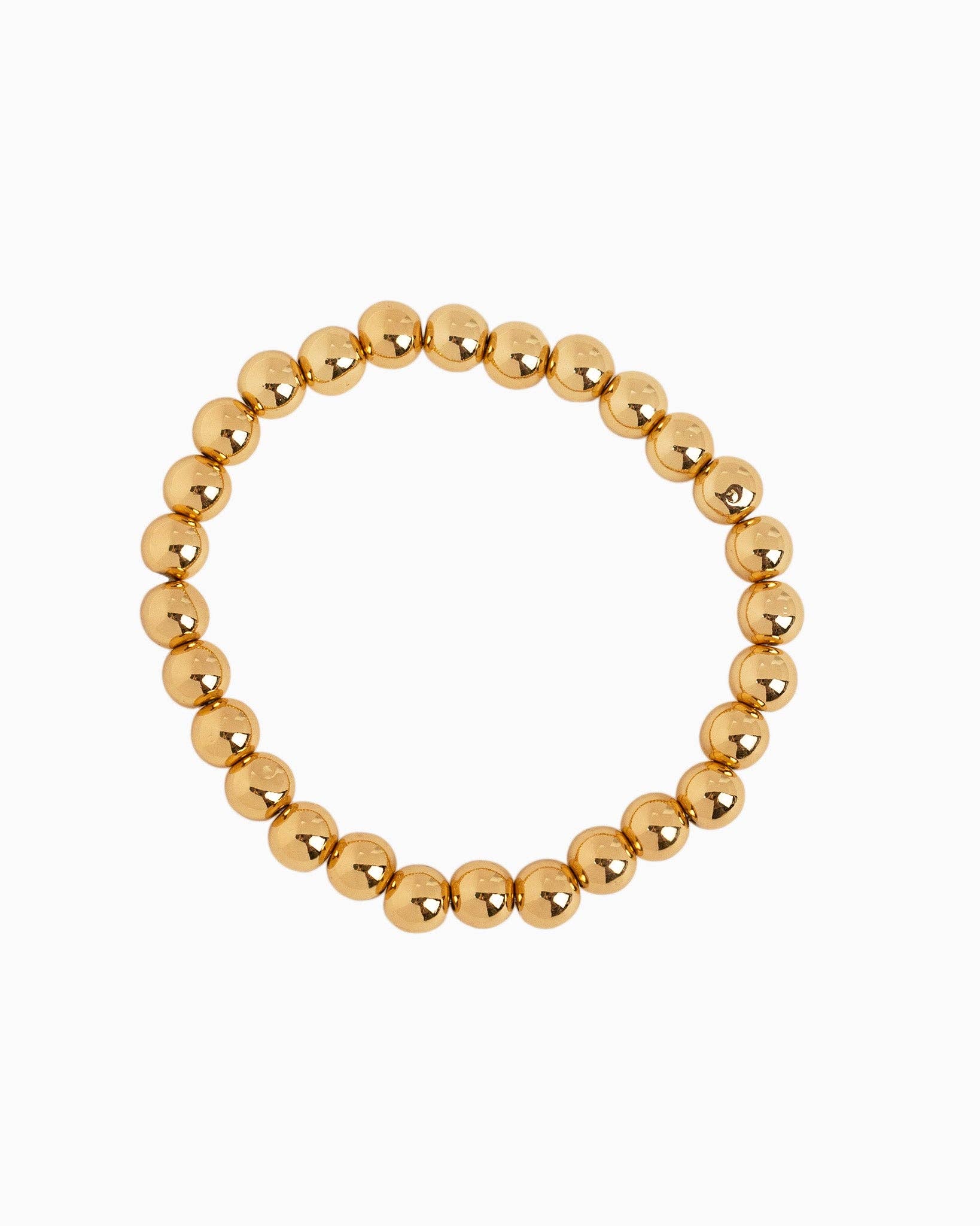 MOP Clover Stretch Beaded Bracelets, Set of 3 - Nifty Decor & More