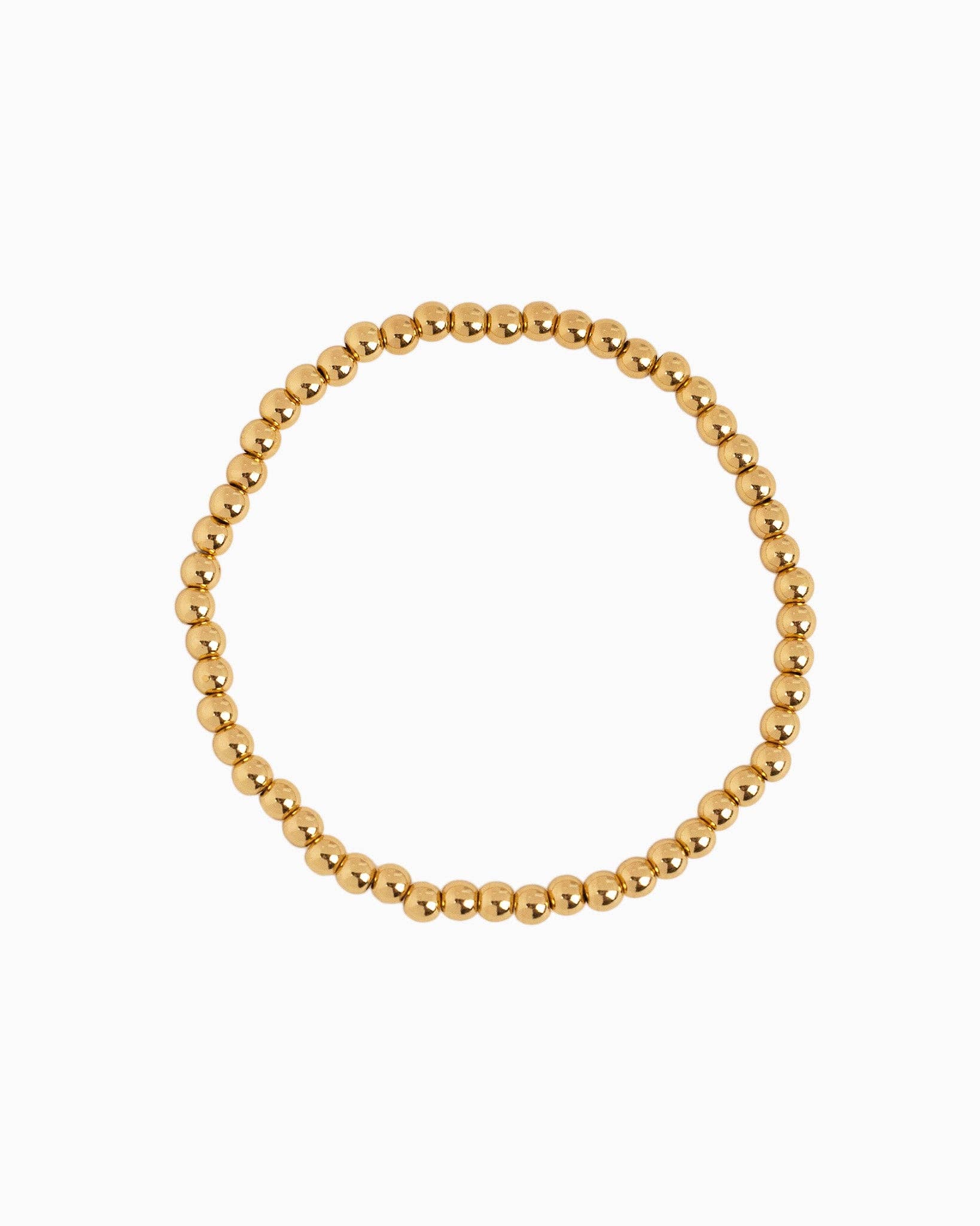 MOP Clover Stretch Beaded Bracelets, Set of 3 - Nifty Decor & More