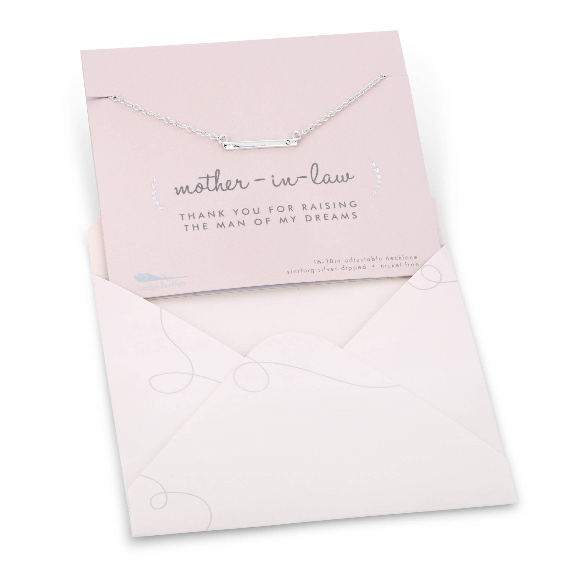 Mother of Groom Necklace & Card Set - Best Day Ever Wedding Jewelry - Nifty Decor & More