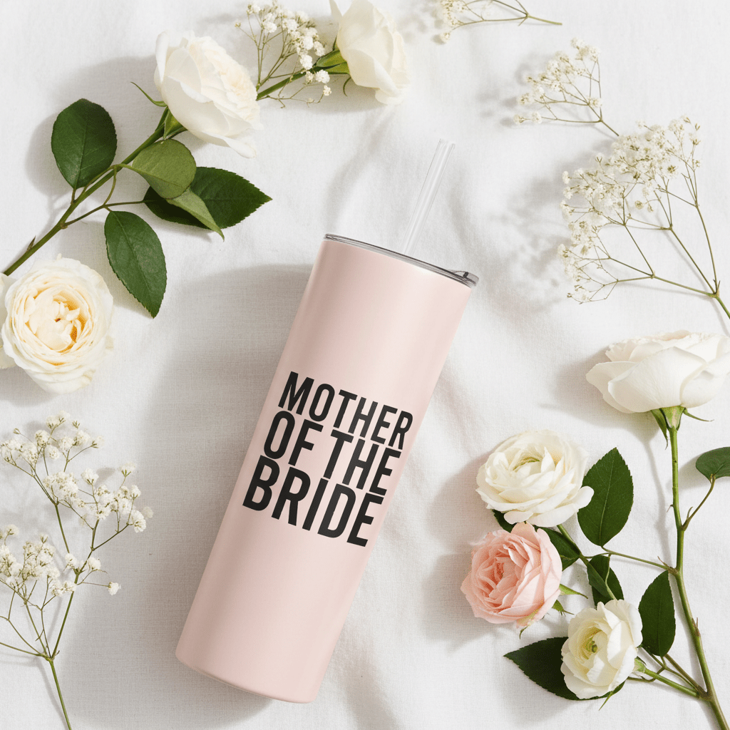 Mother of the Bride Matte Skinny Tumbler - Nifty Decor & More