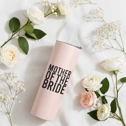 Mother of the Bride Matte Skinny Tumbler - Nifty Decor & More