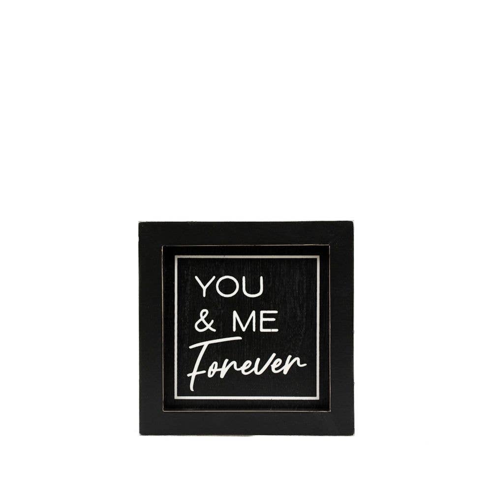 Mr. & Mrs. You & Me Reversible Sign, Handmade Rustic Wooden Decor for Weddings and Anniversaries, Romantic Couple Gift - Nifty Decor & More
