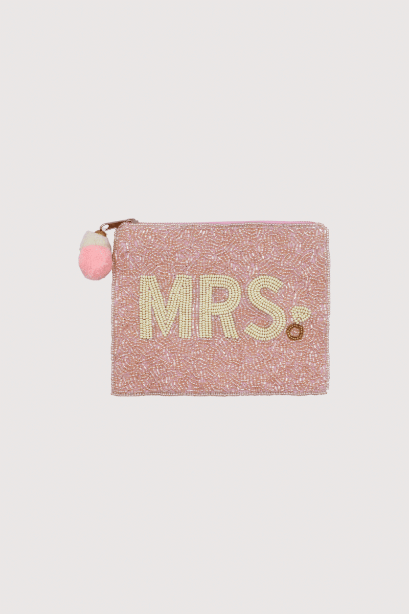 Mrs. Beaded Coin Pouch - Nifty Decor & More