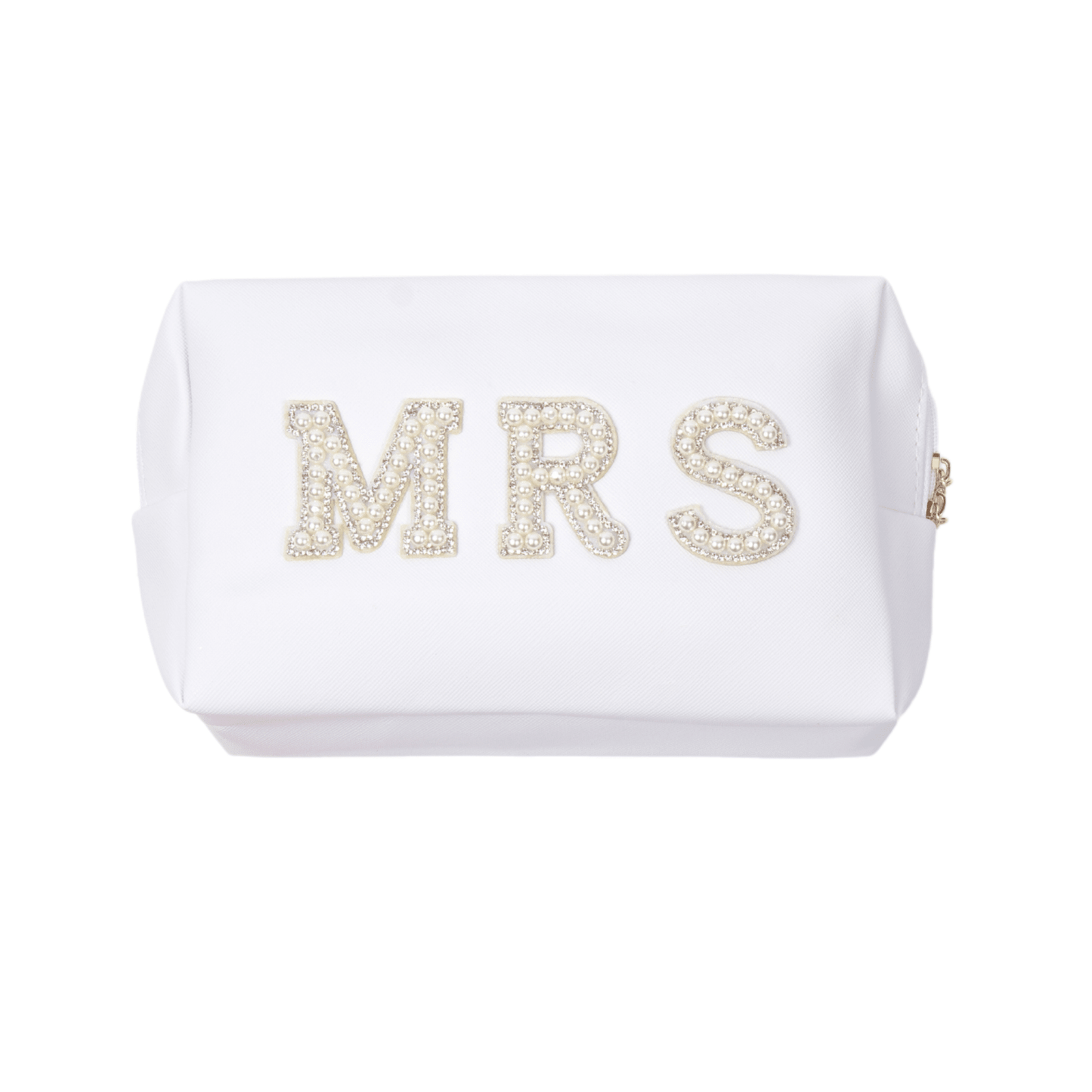 Mrs. Bridal Beauty Cosmetics Pouch - Makeup Bag for Brides - Nifty Decor & More
