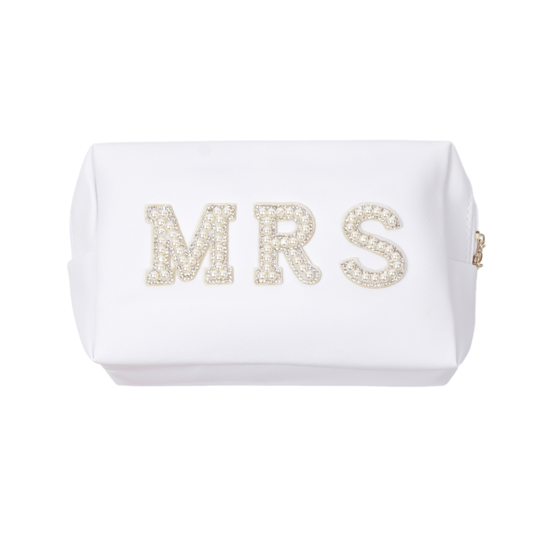 Mrs. Bridal Beauty Cosmetics Pouch - Makeup Bag for Brides - Nifty Decor & More