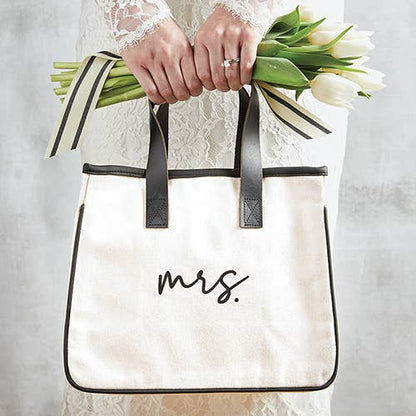 Mrs. - Mini Canvas Tote - Nifty Decor & More