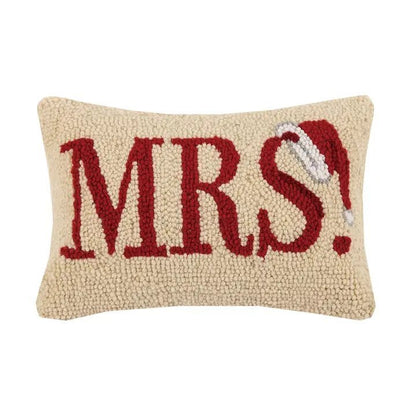 Mrs. Santa Hook Pillow - Nifty Decor & More