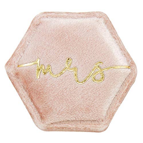 Mrs. Velvet Ring Box Supplies