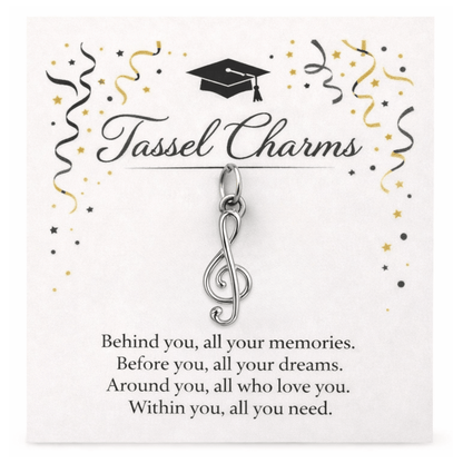 Music Graduation Tassel Charm - Nifty Decor & More