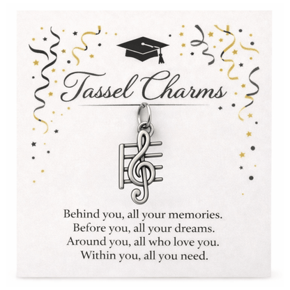 Music Graduation Tassel Charm - Nifty Decor & More