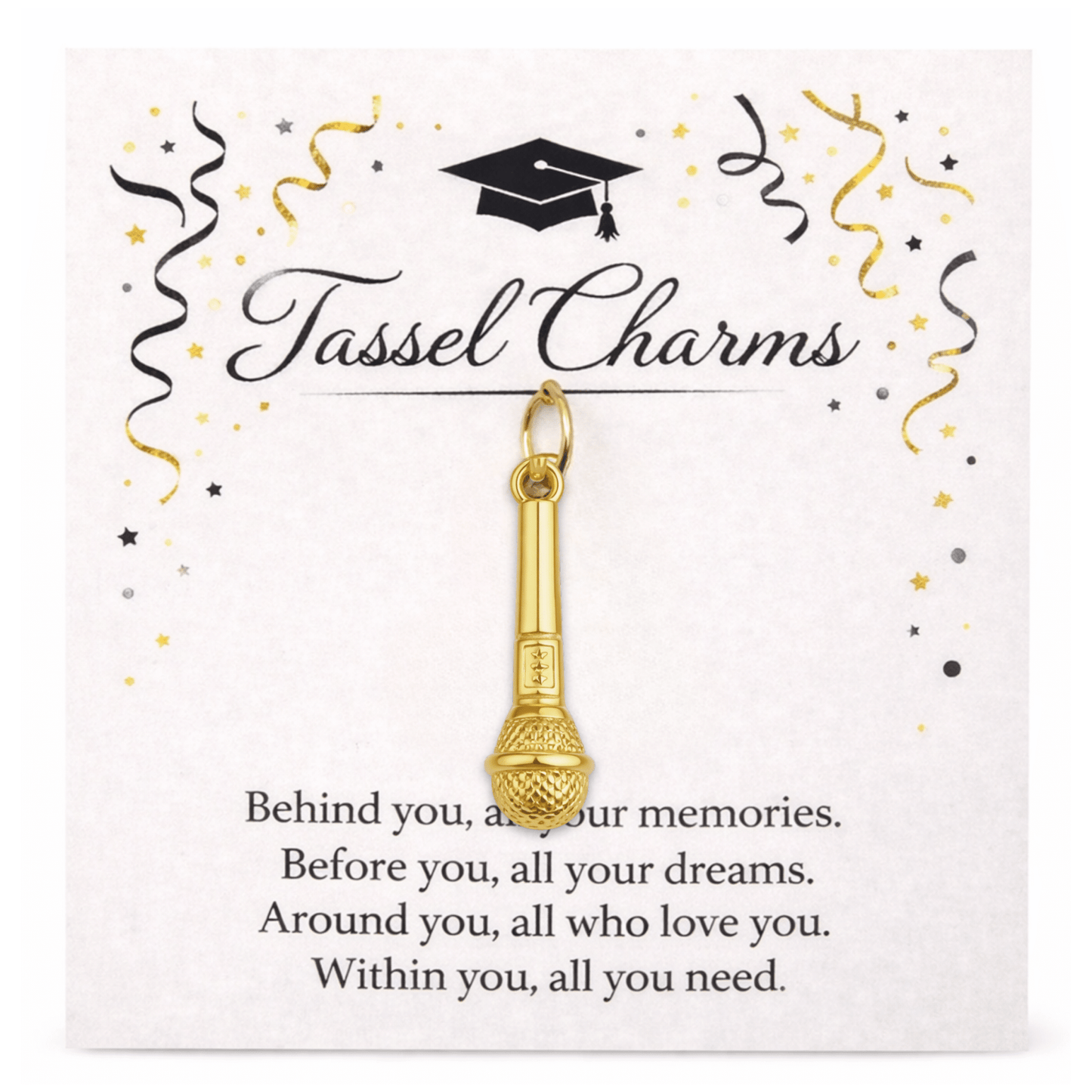 Music Graduation Tassel Charm - Nifty Decor & More