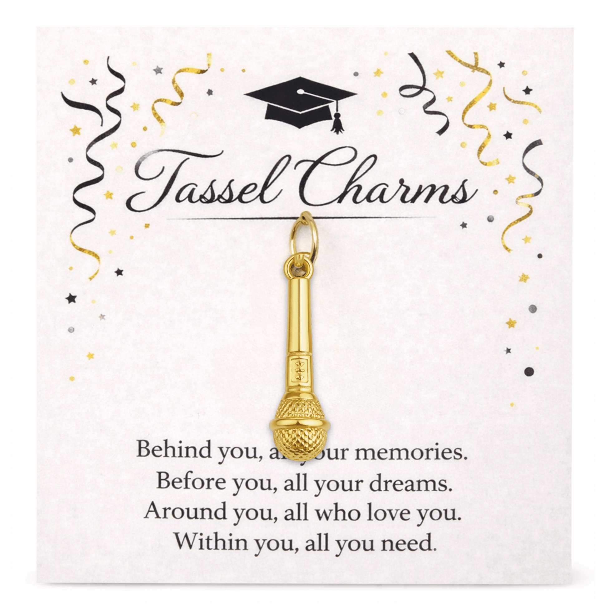 Music Graduation Tassel Charm - Nifty Decor & More