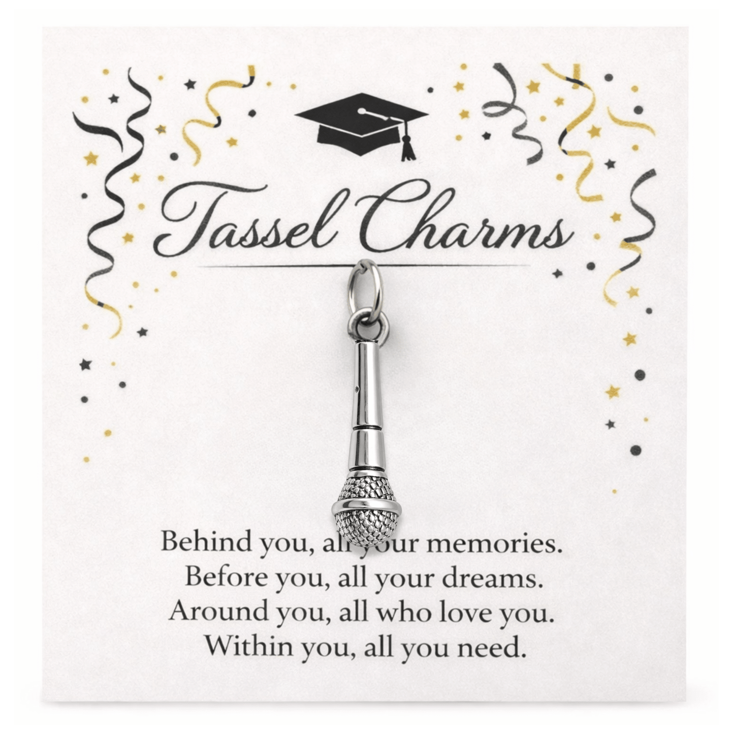 Music Graduation Tassel Charm - Nifty Decor & More