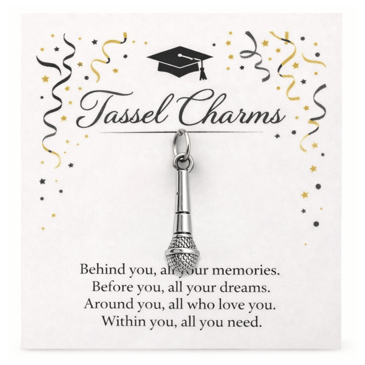 Music Graduation Tassel Charm - Nifty Decor & More