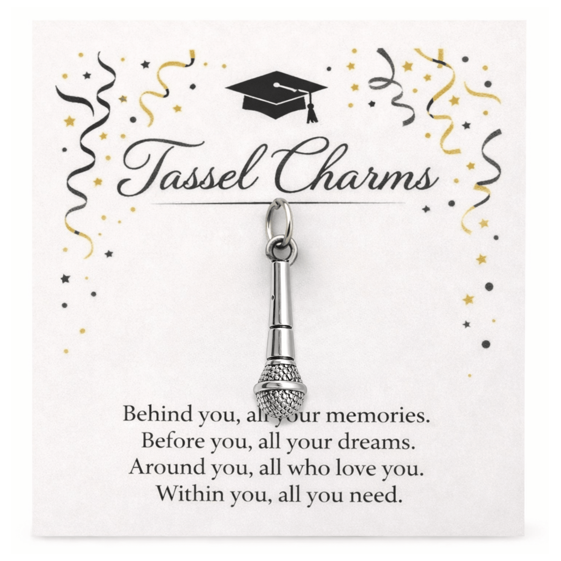 Music Graduation Tassel Charm - Nifty Decor & More