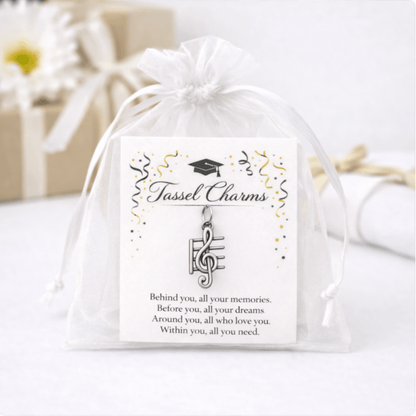 Music Graduation Tassel Charm - Nifty Decor & More