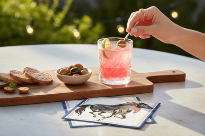 Mustang with Bandana Hometown Pride Cocktail Napkins (20 Ct) - Nifty Decor & More