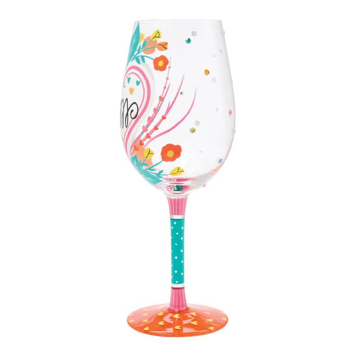 My Mom Has My Heart Wine Glass - Nifty Decor & More