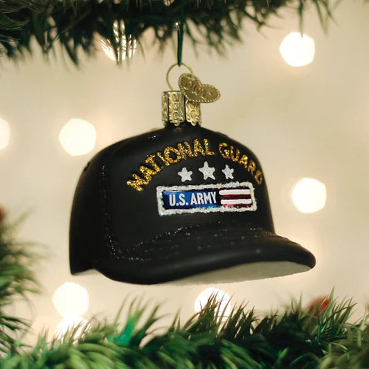 National Guard Cap Ornament - Nifty Decor & More