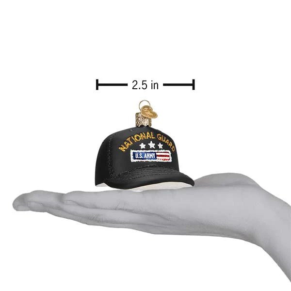 National Guard Cap Ornament - Nifty Decor & More