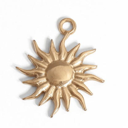 Nautical Charms 18K Gold PVD, Stainless Steel Coastal Jewelry, Mother's Day Gift for Her, Sea Inspired Charm Gift Coquette Charms Sun
