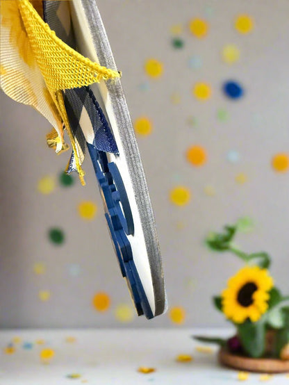 Navy Blue Sunflower Welcome Door Hanger | Chic Summer Charm | Rustic Home Decor | Summer Home Wall Accent