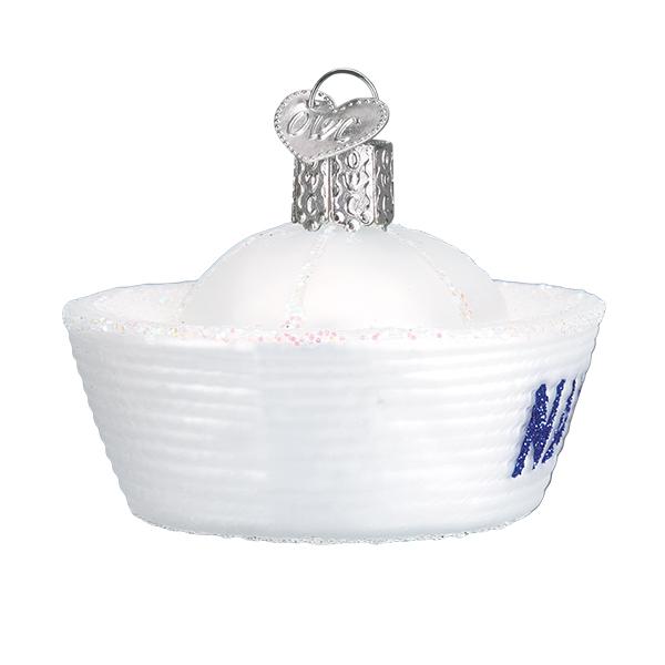 Navy Cap Ornament - Nifty Decor & More