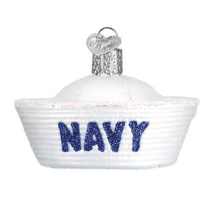 Navy Cap Ornament - Nifty Decor & More