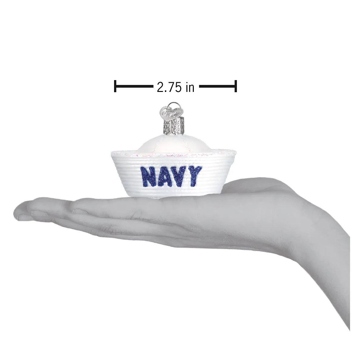 Navy Cap Ornament - Nifty Decor & More
