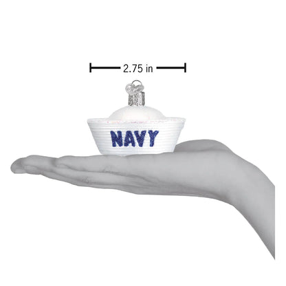 Navy Cap Ornament - Nifty Decor & More