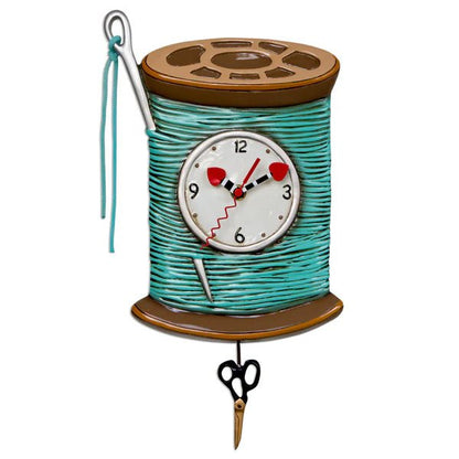 Needle & Thread Clock - Nifty Decor & More