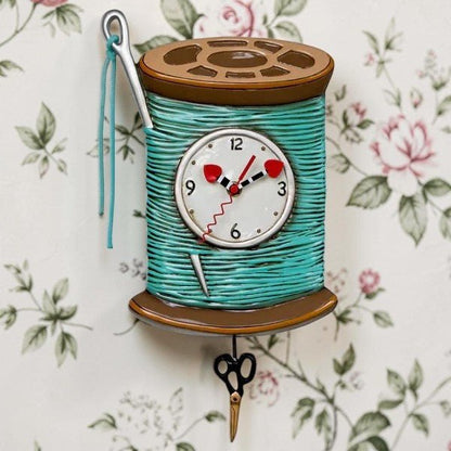 Needle & Thread Clock - Nifty Decor & More