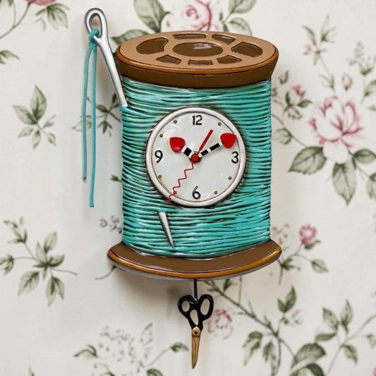 Needle & Thread Clock - Nifty Decor & More