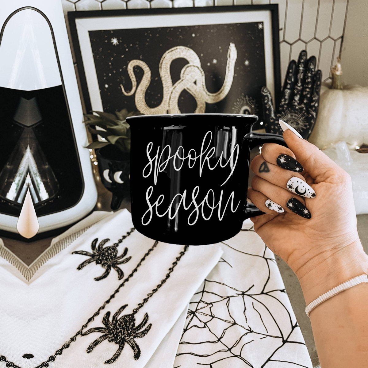 Neutral Fall Coffee Mug, Ceramic Cups for Autumn Home Accent - Nifty Decor & More