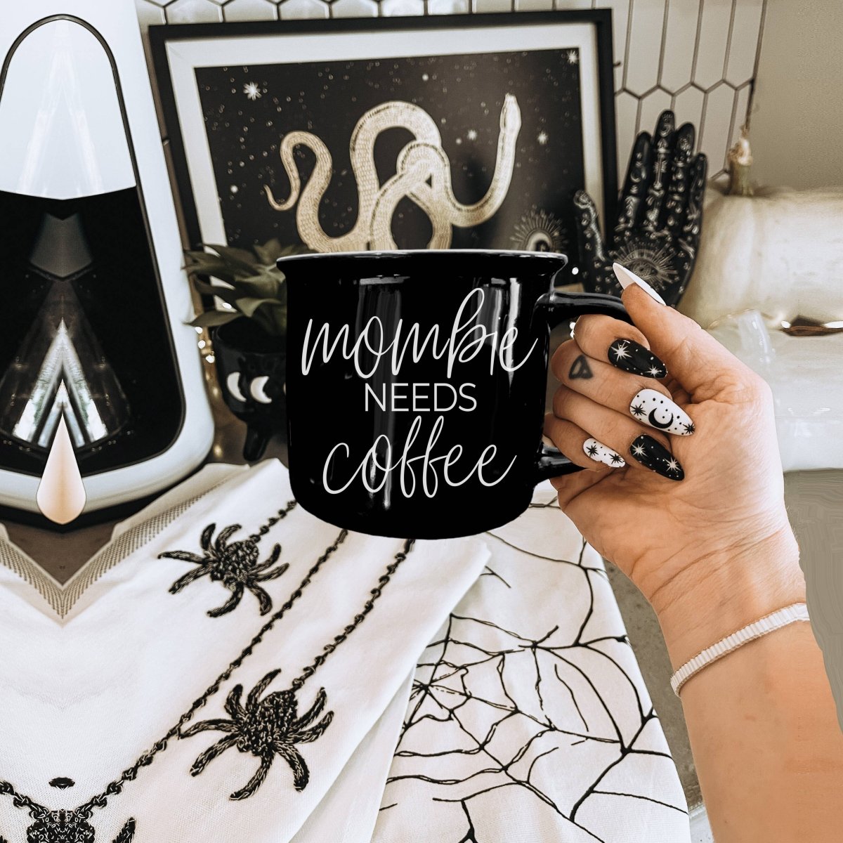 Neutral Fall Coffee Mug, Ceramic Cups for Autumn Home Accent - Nifty Decor & More