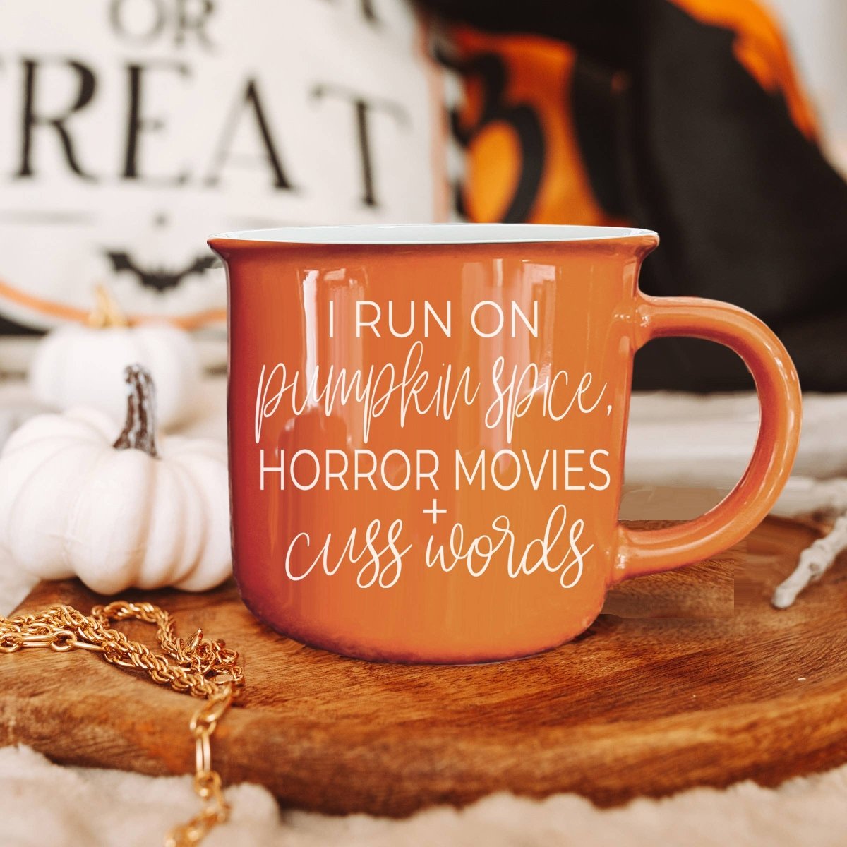Neutral Fall Coffee Mug, Ceramic Cups for Autumn Home Accent - Nifty Decor & More