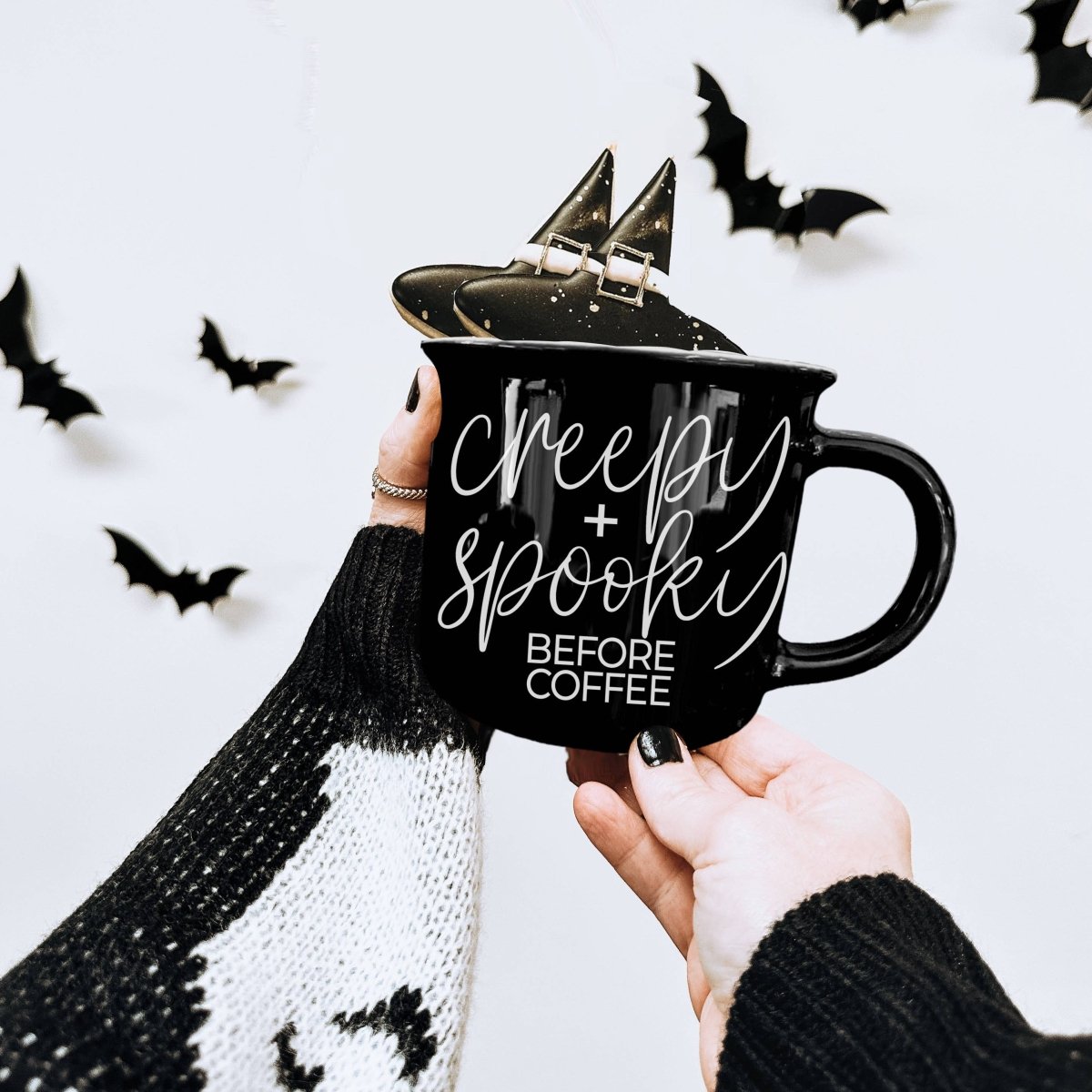 Neutral Fall Coffee Mug, Ceramic Cups for Autumn Home Accent - Nifty Decor & More