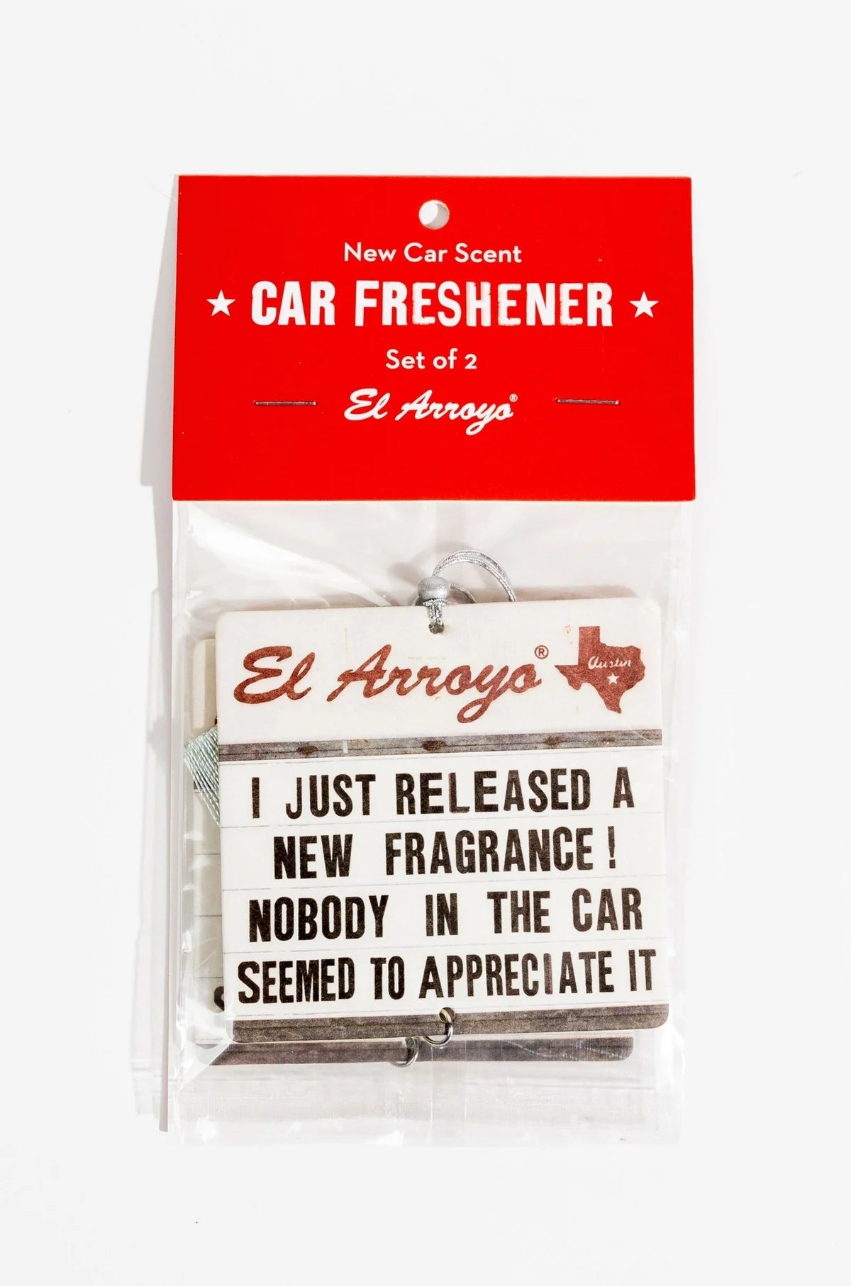 New Fragrance - Marquee Car Freshener (2 Pack) - Nifty Decor & More